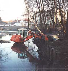 Znamínko- -zemní práce, odbahnění